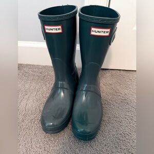 Hunter Dark Gray Classic Waterproof Boots